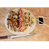 GINSU Yanagiba 9.5" Sashimi Knife, Brown - Premium Stainless-Steel Blade,