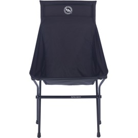 Big Agnes Big Six Camp Chair - High & Wide Camping Chair with Aircraft Aluminum Frame, Black