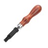 Cunyuer Leather Groover, V Type Leather Edge Bevelers, Adjustable Wood