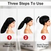 ELEBOX Gorro de ducha extragrande para trenzas/cabello rizado/rastas | Gorros