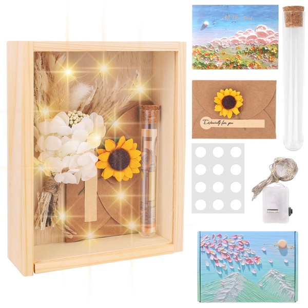 3D Shadow Box, Shadow Box with Light, 16.5 x 12.5cm,