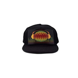 Capled - Gorra de béisbol con luces LED, Disco, Medium