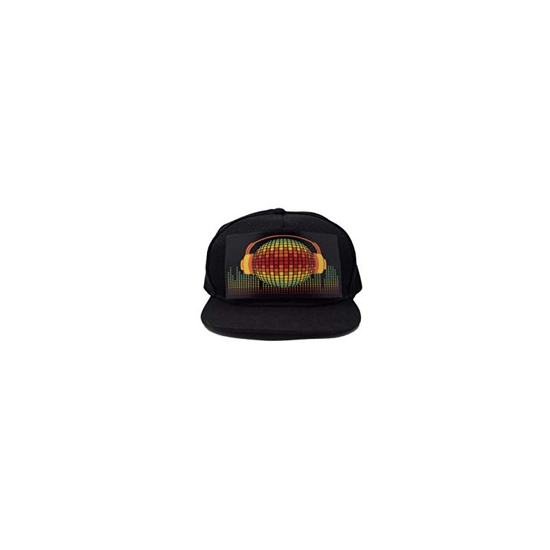 Capled - Gorra de béisbol con luces LED, Disco, Medium