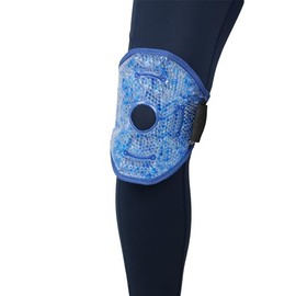 BIOS Living Gel Bead Knee Wrap, Cooling Wrap, Soothing, Knee Pain, Reusable, Sore Knee, Cooling Wrap for Knee Pain, Compress for Pain