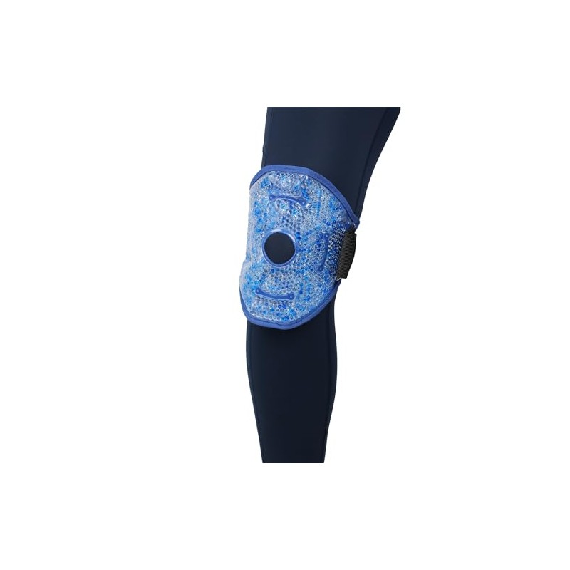 BIOS Living Gel Bead Knee Wrap, Cooling Wrap, Soothing, Knee