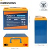 Fukuai 12V 20Ah LiFePO4 Lithium Battery, 2000+ Deep Cycles Rechargeable