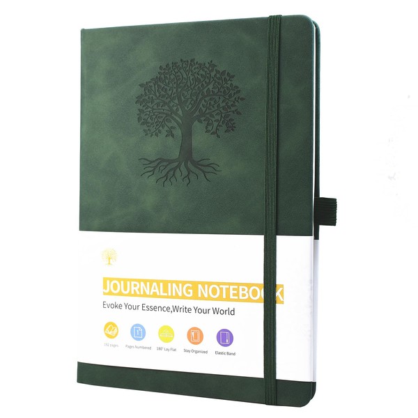 A5 Lined Notebook, Journal Lined Hardcover with 100gsm Premium Thick