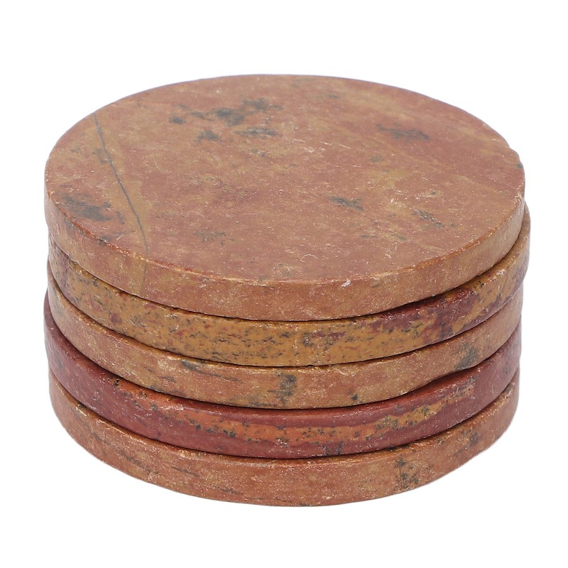 5Pcs 50mm Bian Stone Scraping Board Bian Stone Back Massage