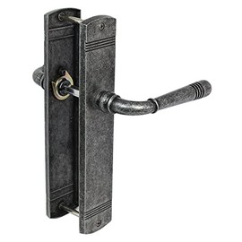 Door Fitting 1659 Helena LS Blind Antique Grey Door Handle Door Handles
