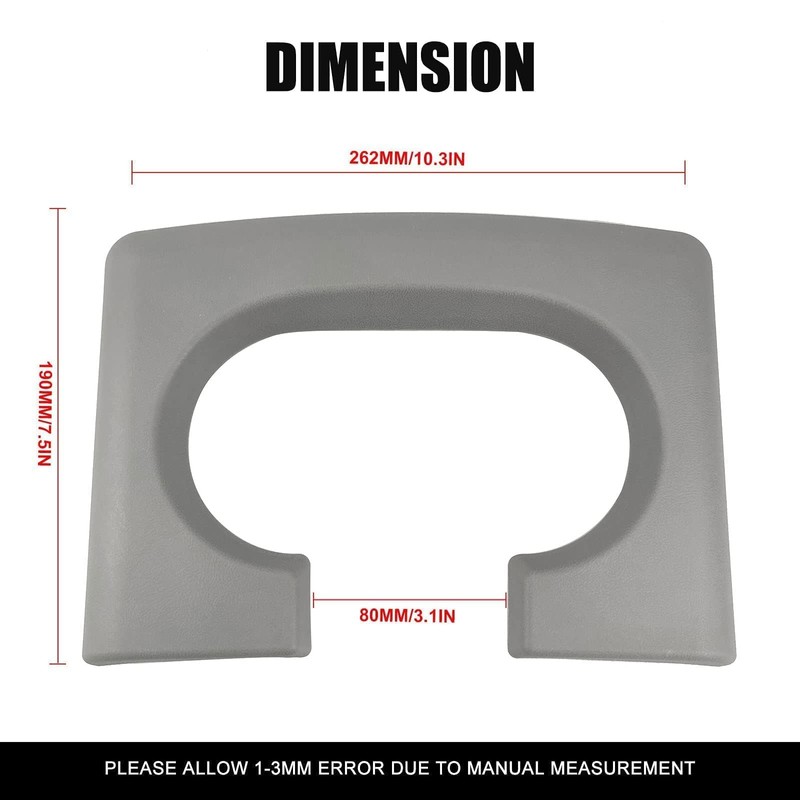 UCkasayfy Center Console Cup Holder Armrest Replacement Compatible with Ford