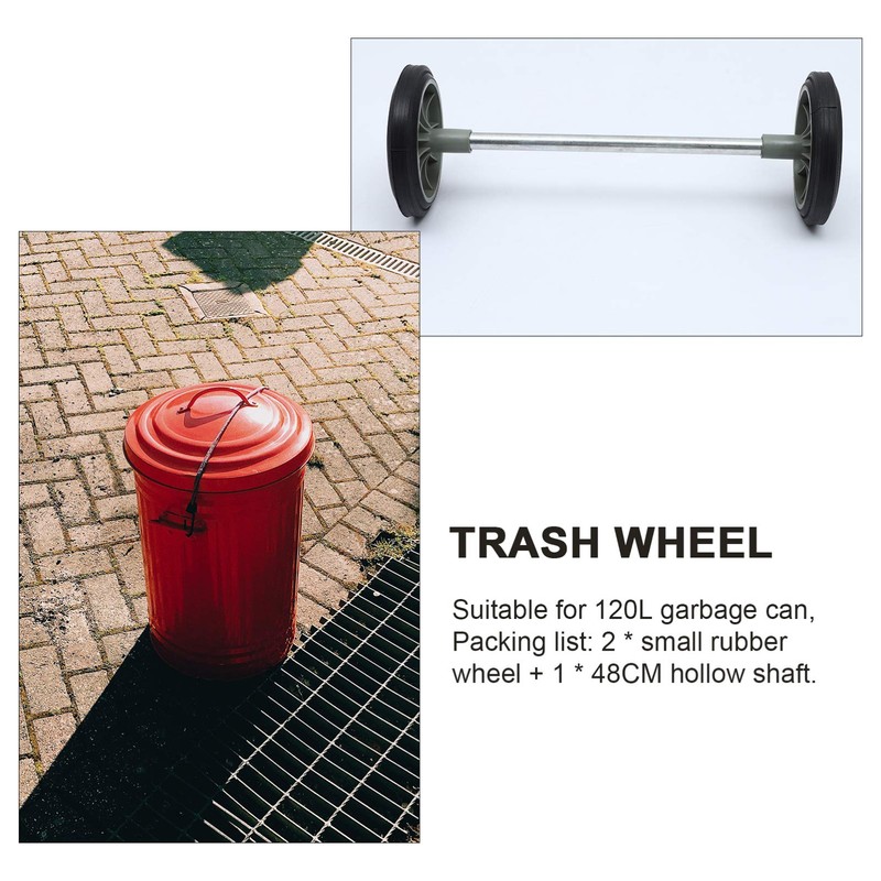 DOITOOL Trash Garbage bin Wheels Replacement Can Replacement Wheel Garbage