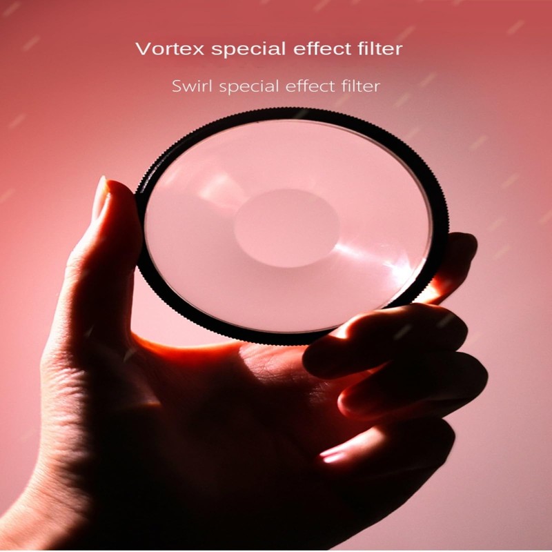 Camera Vortex Effect Filter 77 mm Prism Photography Accessories Film