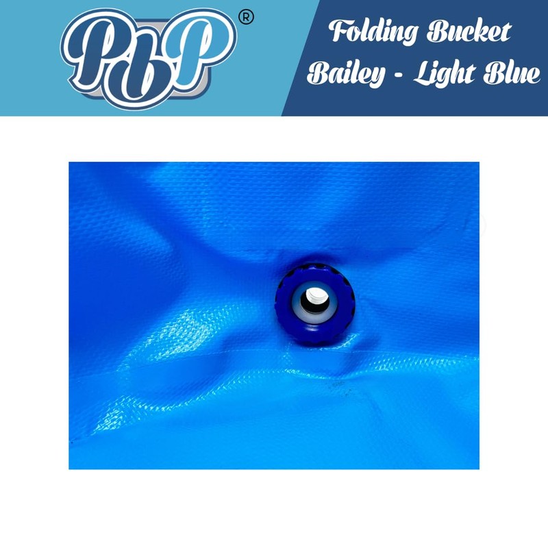 PBP "Bailey" Folding Utility Bucket, 30L Capacity, with Quick Hose