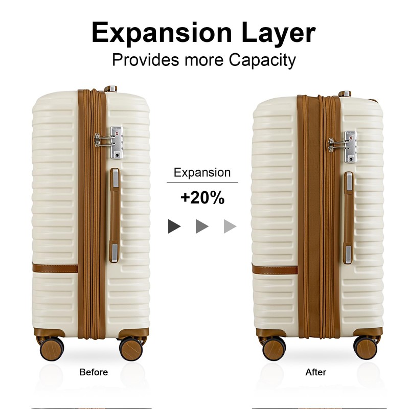 Joyway Carry On Luggage 20 Inch Expandable Suitcase with Spinner