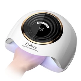 HeerMua UV LED Nail Lamp, 248W Professional UV Nail Dryer Light for Gel Nails with 63 Beads, Fast Curing Gel Polish Lamp Auto Sensor 4 Timer Setting, Nail Art Drying Tools for Home Salon Manicure