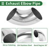 Motoforti 2.5" Inch OD 90 Degree Mandrel Bend Elbow Car