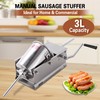 Hakka Sausage Stuffer 2 Speed Stainless Steel Vertical Sausage Maker