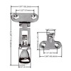 Boat Door Hatch 316 Stainless Steel Anti-Rattle Latches, Marine Grade