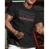 Comfort Zone is Dangerous Inspirational Workout Lifting Tshirt for Men