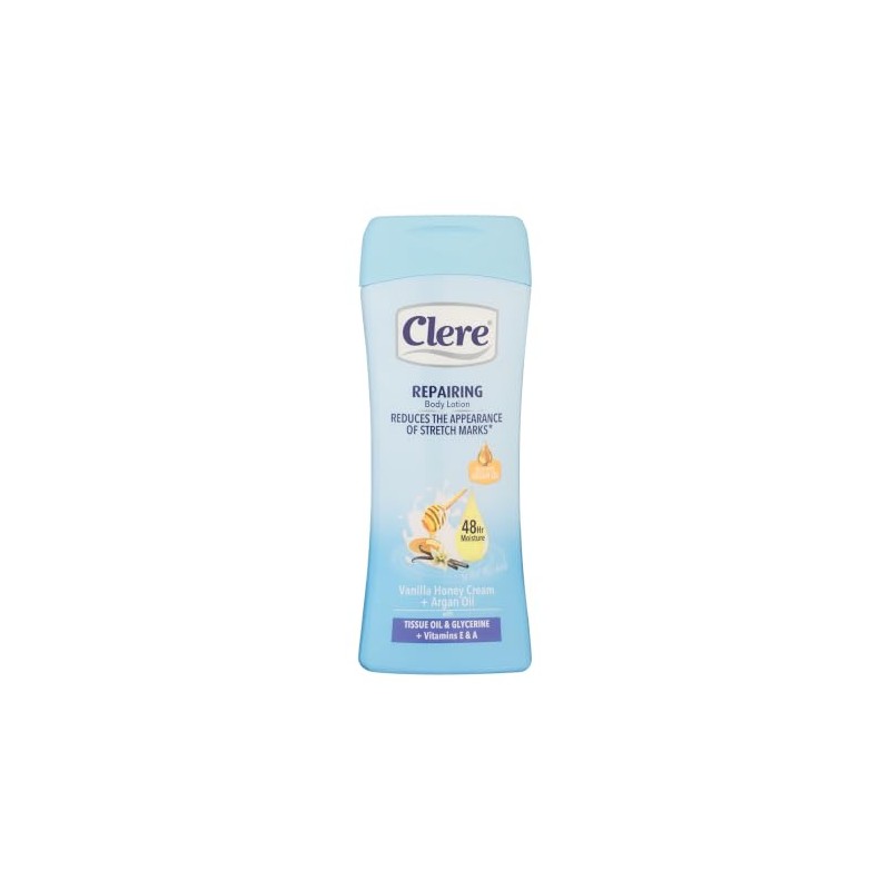 CLERE Loción Corporal Reparadora - Crema De Miel Y Vainilla