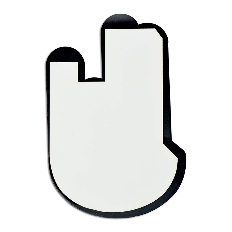 JDM Shocker Hand Chrome Auto Emblem 5" Tall