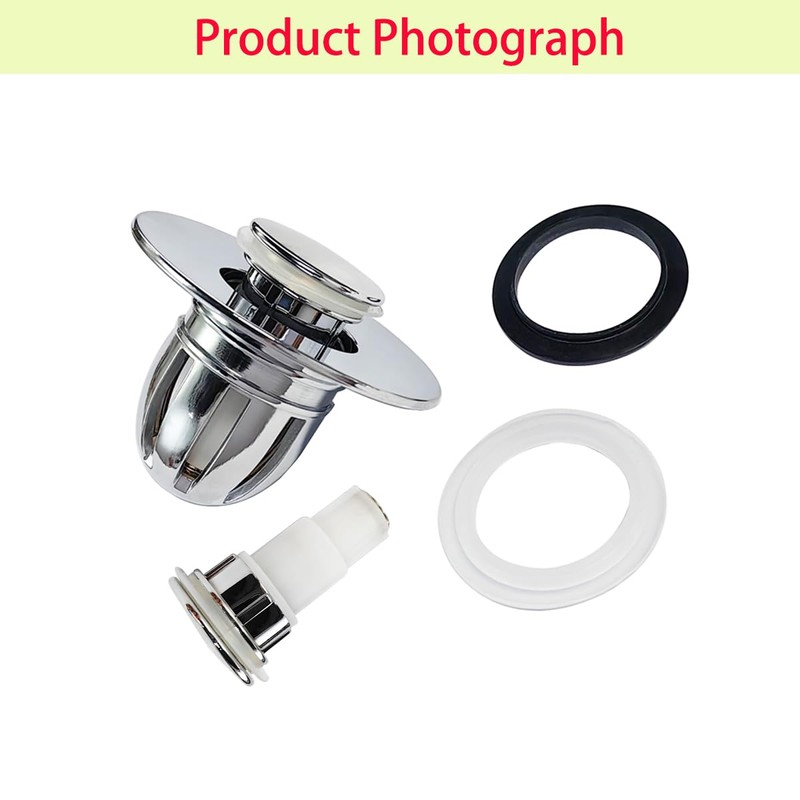 Qrity 1 PCS Sink Plug, Universal Magnetic Pop up Sink