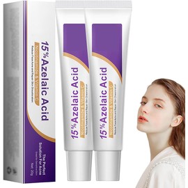 Ácido Azelaico Suero Facial al 15%, Ácido Azelaico Crema Hidratante Facial con Ácid Hialurónico, Textura Ligera para Piel Sensible, 20g (2)