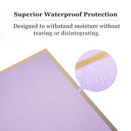 the florist Supply Shop by DecoWraps 20 Sheets Premium Flower Wrapping Paper | Waterproof Flower Wrapping Paper for Bouquets | Double Sided Floral Bouquet Sheets | DIY Gifts Borderline Lavender/Gold