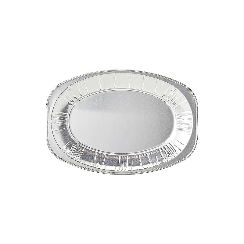 MARENT Foil Platter, 14" Diameter, Pack of 10