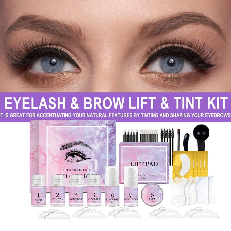 Eyelash Eyebrow Lamination Kit Professional Fast Styling 16ml Liquid 20ml