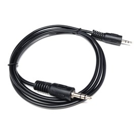 DRUT 1m 2.5mm to 3.5mm 1/8'' Stereo Audio Jack Male to Male Cable, Auxiliary AUX Lead Cord 3.3ft
