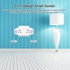 Wifi Smart Socket 2 in 1 Independent Sub Control Switch