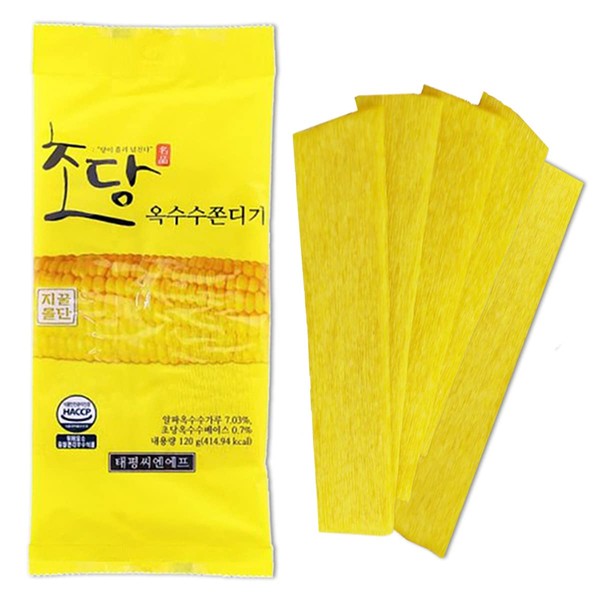 Chodang Maíz Jjondigi - Snack coreano Jiondigi - Caja de aperitivos coreana premium para niños y adultos - Receta con maíz - Sabor dulce - 4.23 oz (120 g) paquete de 3 unidades