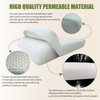 Gwremzlox Shower Seat Cushion,Thickened Shower Chair Cushion 4D Air Fiber