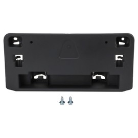 TRQ Front License Plate Bracket Black Compatible with 2020-2023 Mazda CX-30 MA1068121