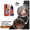 Hair Color Shampoo Dark Brown 3.0 100% Gray Coverage 400ML