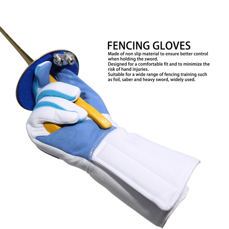 SPYMINNPOO Fencing Glove, Non Slip Right Hand Knitted Glove Comfortable