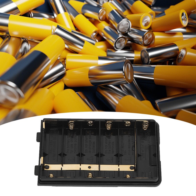 AA Battery Pack Convenient Plastic Battery Case Box Compatible for