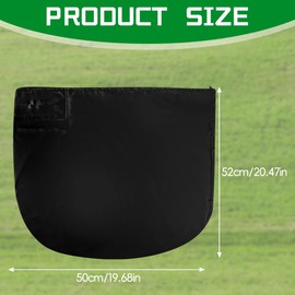 Lotsdonxia Waterproof Travel Stroller Bag – Airplane-Approved Pram Cover, Foldable Pushchair Protector for Flights & Holidays, Durable Buggy Storage Bag with Carry Handle (Black)