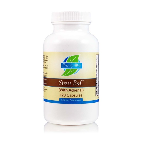 Priority One Vitamins Stress B & C 120 Capsules -