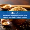 Organic Toasted Sesame Seeds (Unhulled) - Gluten-Free Topping for Asian