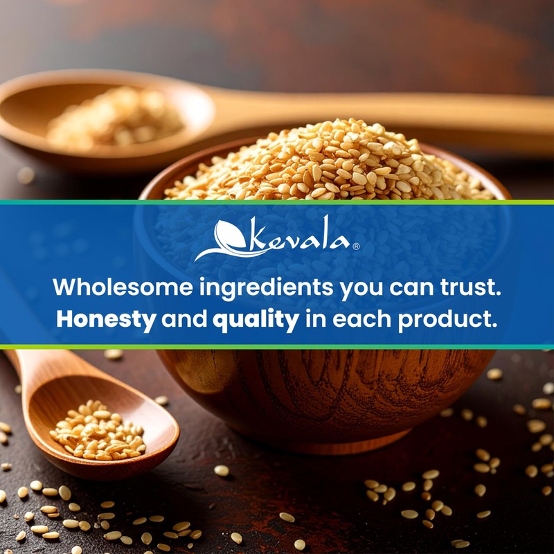 Organic Toasted Sesame Seeds (Unhulled) - Gluten-Free Topping for Asian