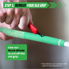 Wedge Guys Golf Grip Kits for Regripping Golf Clubs - Professional Quality - Options Include Hook Blade, 15 or 30 Tape Strips, 5 or 8 oz Solvent, Grip Tape Remover, Bench Vise & Rubber Clamp