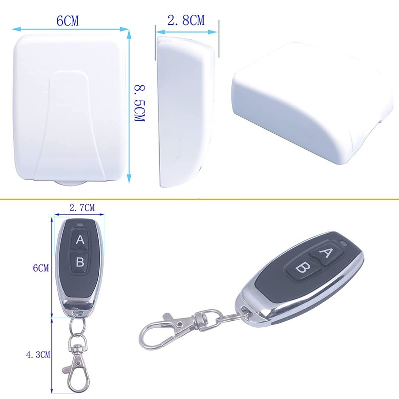 Wireless Remote Relay Switch DC 12V-48V 24V 36V 2 Channel