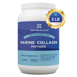 Marine Collagen Peptides Hydrolyzed. Wild-Caught Fish. All Natural 3 lb