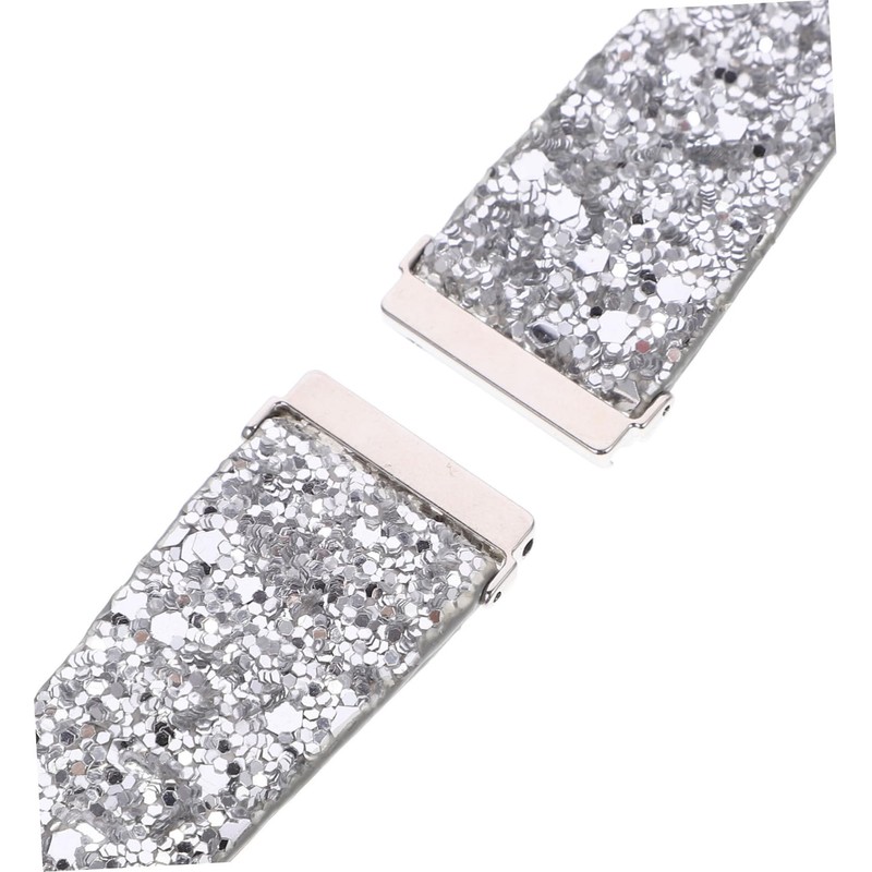 Outanaya 1pc Beautiful Women Watch Band Sparkle Watch Strap Casual