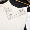 Left Chest Logo Placement Tool for Heat Press T-Shirt Ruler