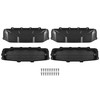 SAUTVS 2PCS UTV Windshield Vents Self Install Kit Windscreen Ventilation