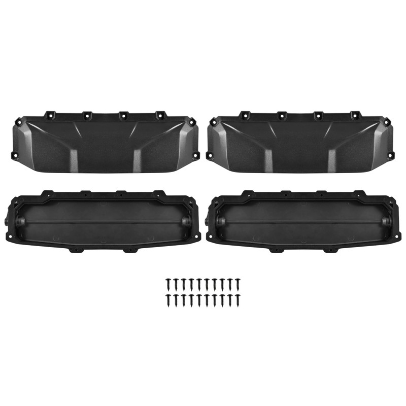 SAUTVS 2PCS UTV Windshield Vents Self Install Kit Windscreen Ventilation