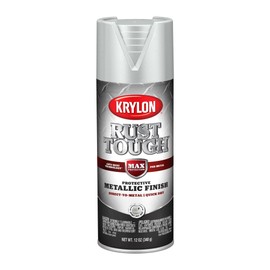Krylon K09232007 'Rust Tough' Silver Metallic Rust Preventive Enamel - 12 oz. Aerosol